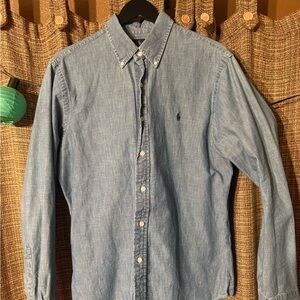 Ralph Lauren Light Blue Casual Button-Down Shirt